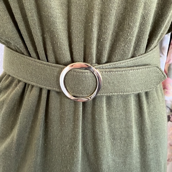 Vintage Dress Olive Green - Picture 5 of 14